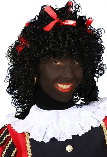 Overig Pietenpruik Dames Pepita Wetlook Met Rode Strikjes 6 Overig Pietenpruik Dames Pepita Wetlook Met Rode Strikjes - Afbeelding 4