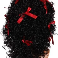 Overig Pietenpruik Dames Pepita Wetlook Met Rode Strikjes 12 Overig Pietenpruik Dames Pepita Wetlook Met Rode Strikjes -Overig Winkel dames pietenpruik pepita wetlook met rode strikjes achterkant