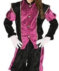 Overig Kinder Pietenpakje (Roze/Zwart)