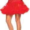 Overig Luxe Rode Petticoat (2 Lagen) -Overig Winkel luxe rode petticoat 2 lagen