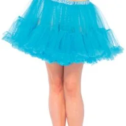 Overig Luxe Turquoise Petticoat (2 Lagen)