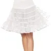 LEG AVENUE Luxe Witte Lange Petticoat (2 Lagen) -Overig Winkel luxe witte lange petticoat 2 lagen