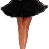 LEG AVENUE Luxe Zwarte Plus Size Petticoat (2 Lagen) -Overig Winkel luxe zwarte plus size petticoat 2 lagen