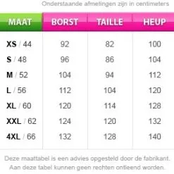 Overig Pietenpak Pedro Fluweel Luxe Blauw-Rood -Overig Winkel maattabel 41