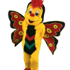 Vlinderpak – Abby De Vlinder -Overig Winkel mascotte papillon jaune