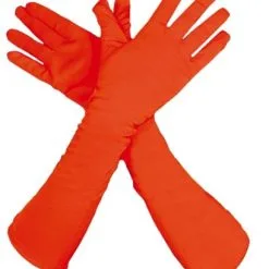 Overig Piet Handschoenen Lang Oranje (45cm)