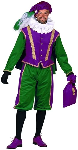 Overig Pietenpak Amsterdam Luxe Paars-Groen 3 Overig Pietenpak Amsterdam Luxe Paars-Groen
