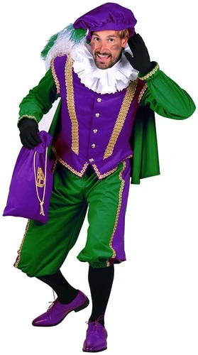 Overig Pietenpak Amsterdam Luxe Paars-Groen 4 Overig Pietenpak Amsterdam Luxe Paars-Groen - Afbeelding 2