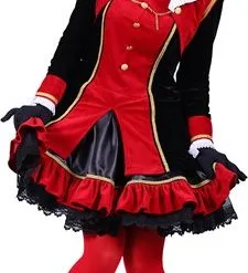 Overig Pietenpak 'Graciosa' Voor Dames Rood/Zwart