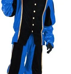 Overig Pietenpak Fluweel Polyester Blauw/Zwart