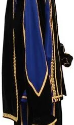 Overig Toledo Pietenpak Zwart-Blauw Luxe -Overig Winkel pietenpak toledo zwart blauw luxe zijkant