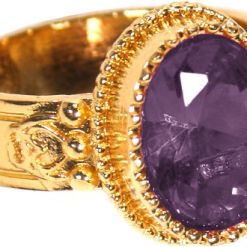 Overig Ring Sinterklaas Goud/Paars Luxe