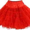 Overig Rode Petticoat (2 Laags) -Overig Winkel rode petticoat 2 laags
