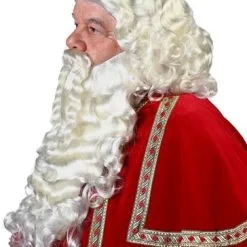Overig Baardstel Sinterklaas Kanekalon -Overig Winkel sinterklaas baardstel kanekalon voorbeeld zijkant