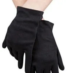 Overig Zwarte Korte Handschoenen