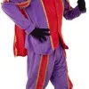 Overig Zwarte Piet Kostuum Paars/Rood Met Cape -Overig Winkel zwarte piet kostuum paars rood met cape