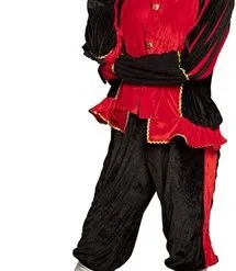 Overig Zwarte Pietenkostuum Voor Volwassenen Zwart Met Rood -Overig Winkel zwarte pietenpak zwart rood voor volwassenen vrouw